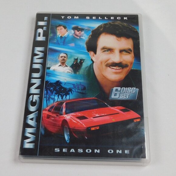 Magnum P.I. Season One 6 DVD Set 2012 Tom Selleck 18 Episodes Action VG+ - Picture 1 of 10